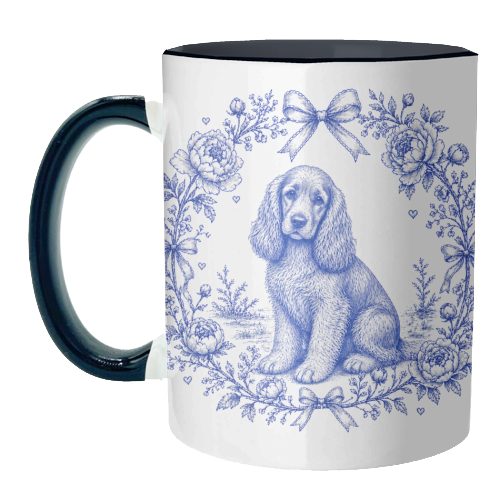 Cocker Spaniel - unique mug by Lilly Rose