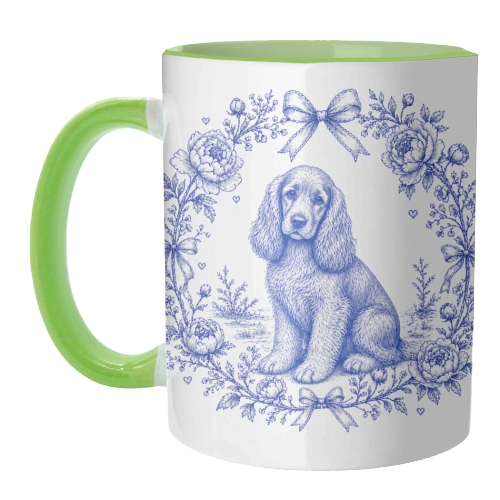 Cocker Spaniel - unique mug by Lilly Rose