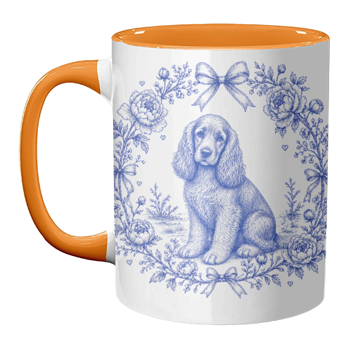 Cocker Spaniel - unique mug by Lilly Rose