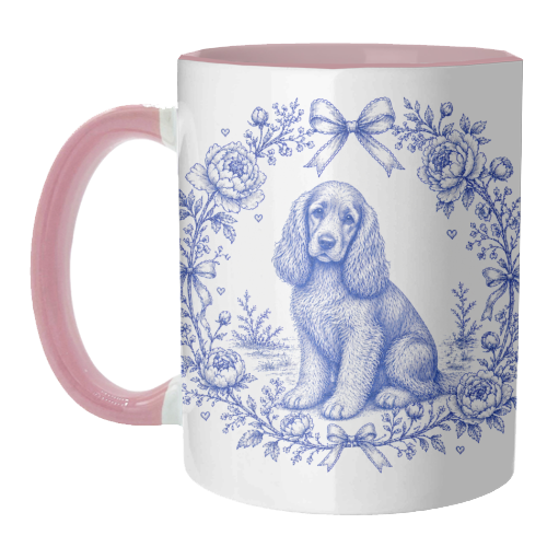 Cocker Spaniel - unique mug by Lilly Rose