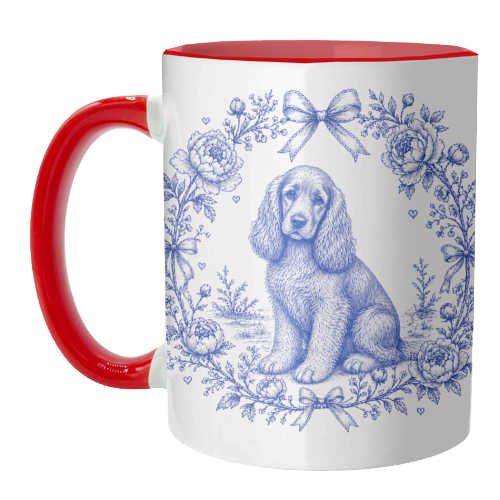 Cocker Spaniel - unique mug by Lilly Rose