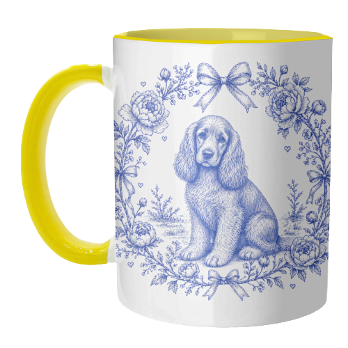 Cocker Spaniel - unique mug by Lilly Rose
