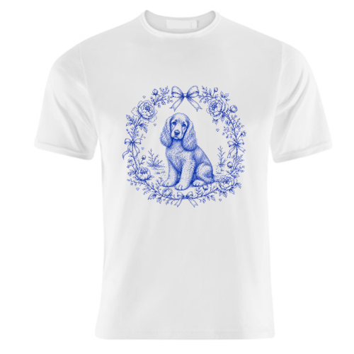 Cocker Spaniel - unique t shirt by Lilly Rose