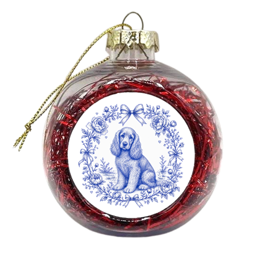 Cocker Spaniel - xmas bauble by Lilly Rose