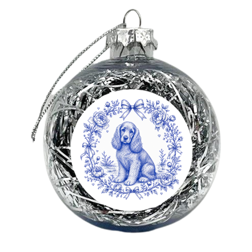 Cocker Spaniel - xmas bauble by Lilly Rose