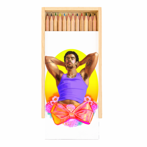 NAUGHTY PET - Coloured Pencils with Box by Jock Mooney