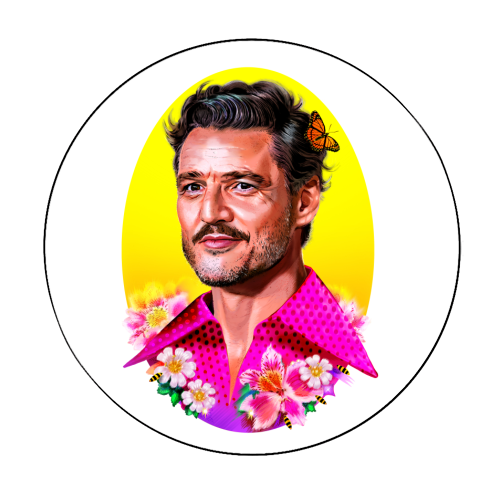 DADDY DEAREST - Circle Sticker by Jock Mooney