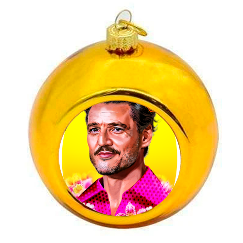 DADDY DEAREST - colourful christmas bauble by Jock Mooney