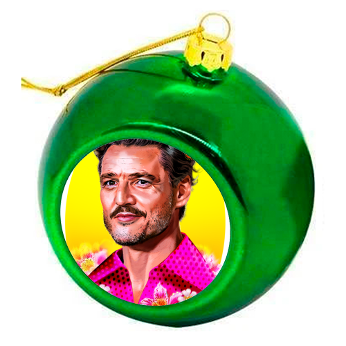 DADDY DEAREST - colourful christmas bauble by Jock Mooney