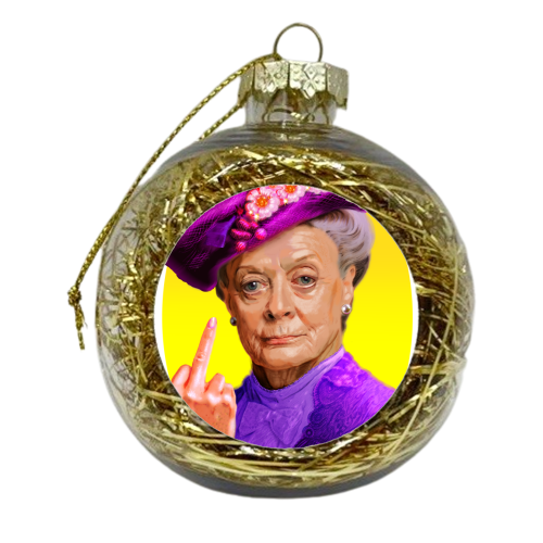 WHAT IS A WEEKEND? - xmas bauble by Jock Mooney