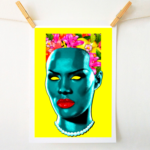 AMAZING GRACE - A1 - A4 art print by Jock Mooney