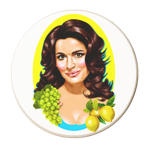 QUEEN OF THE TENT - personalised beer coaster by Jock Mooney