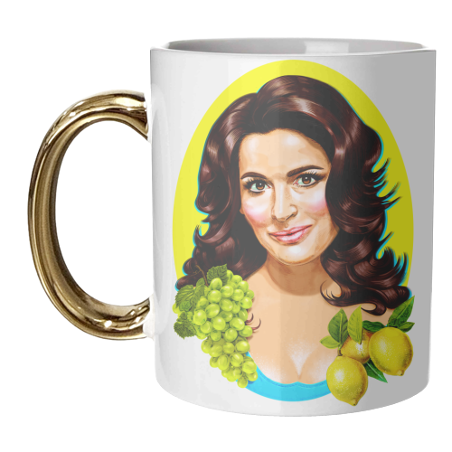 QUEEN OF THE TENT - unique mug by Jock Mooney
