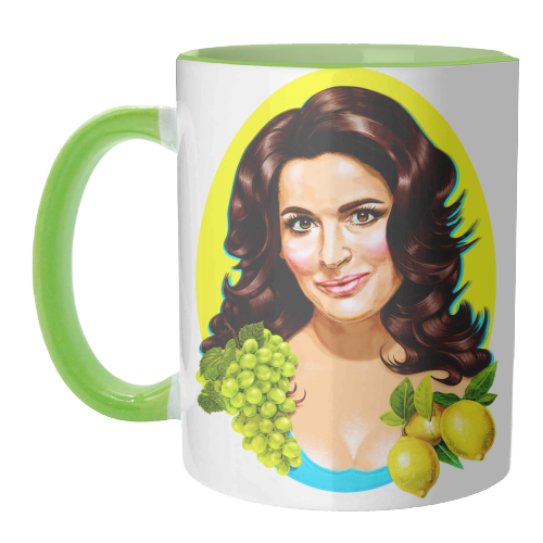 QUEEN OF THE TENT - unique mug by Jock Mooney