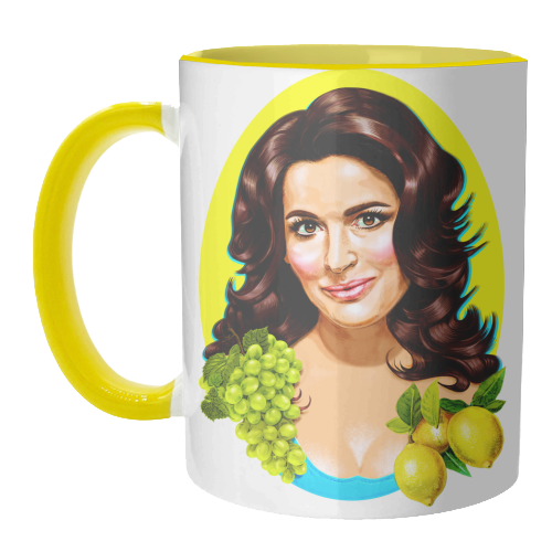 QUEEN OF THE TENT - unique mug by Jock Mooney