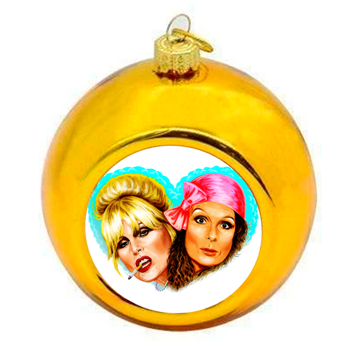 SWEETIE DARLING - colourful christmas bauble by Jock Mooney