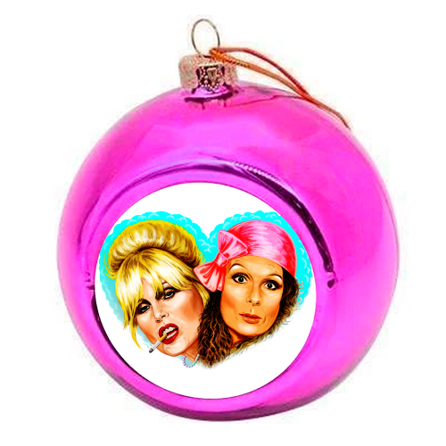 SWEETIE DARLING - colourful christmas bauble by Jock Mooney