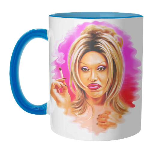 BURNS NIGHT - unique mug by Jock Mooney