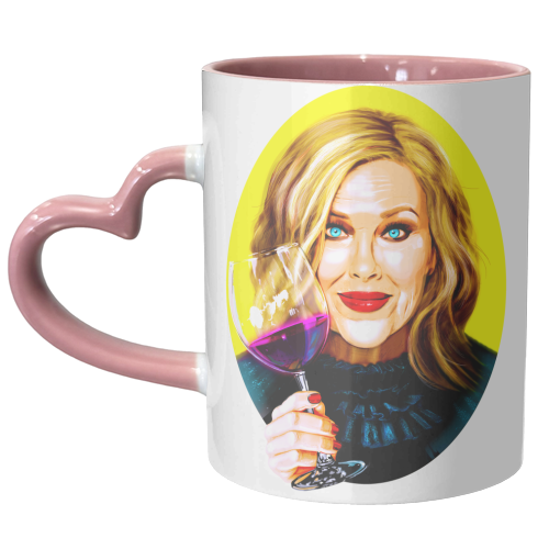 WINE - unique mug by Jock Mooney