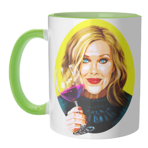 WINE - unique mug by Jock Mooney