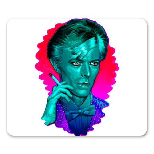 BLUE DUKE - mouse mat by Jock Mooney