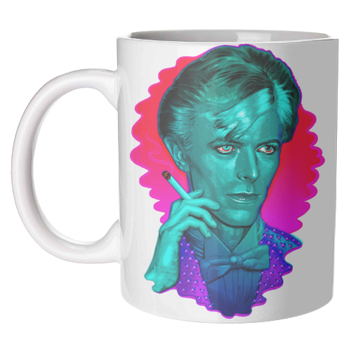 BLUE DUKE - unique mug by Jock Mooney
