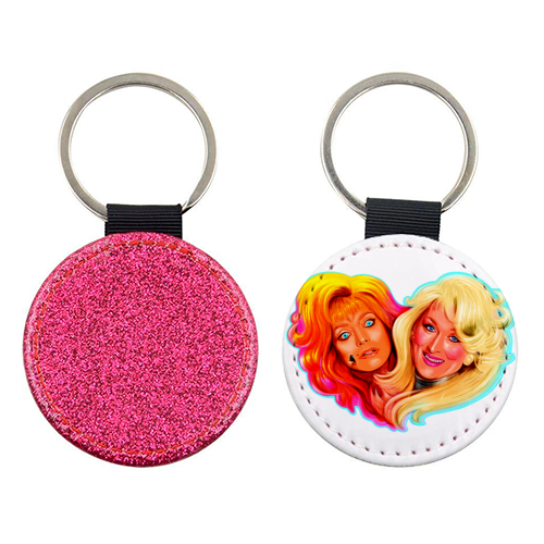 NOW A WARNING?! - keyring by Jock Mooney