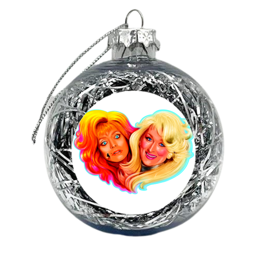 NOW A WARNING?! - xmas bauble by Jock Mooney