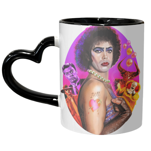HORROR ROCKS OFF - unique mug by Jock Mooney