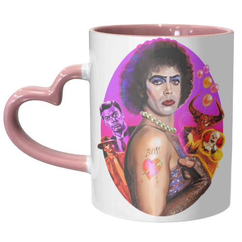HORROR ROCKS OFF - unique mug by Jock Mooney