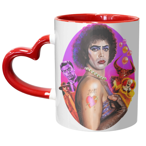 HORROR ROCKS OFF - unique mug by Jock Mooney