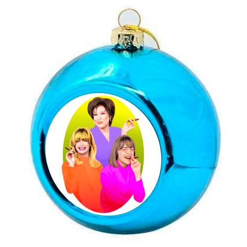 GET ALL OF IT - colourful christmas bauble by Jock Mooney