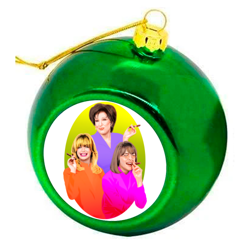 GET ALL OF IT - colourful christmas bauble by Jock Mooney