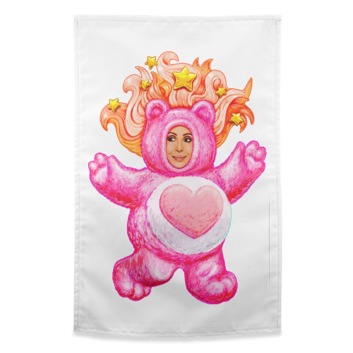 CHER BEAR - funny tea towel by Jock Mooney