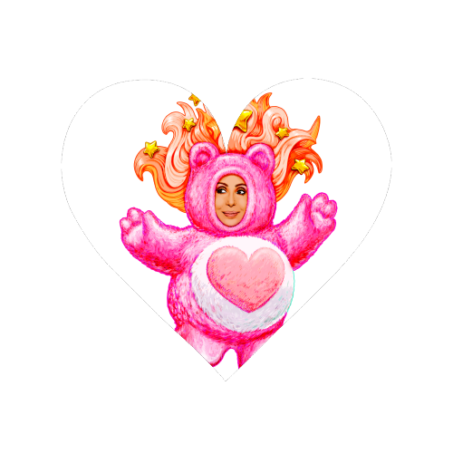 CHER BEAR - Magnet by Jock Mooney