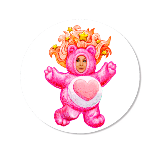 CHER BEAR - Magnet by Jock Mooney