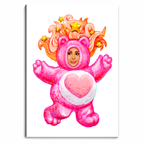 CHER BEAR - personalised A4, A5, A6 notebook by Jock Mooney
