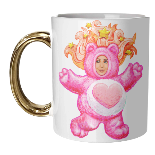 CHER BEAR - unique mug by Jock Mooney