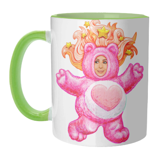 CHER BEAR - unique mug by Jock Mooney