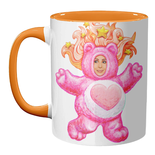 CHER BEAR - unique mug by Jock Mooney