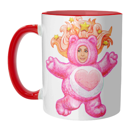 CHER BEAR - unique mug by Jock Mooney