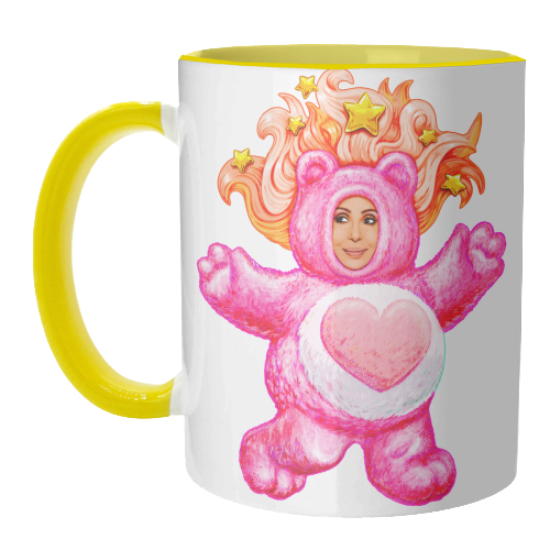 CHER BEAR - unique mug by Jock Mooney