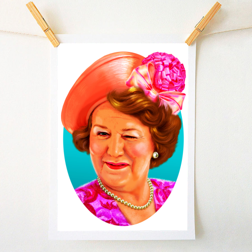 THE LADY OF THE HOUSE - A1 - A4 art print by Jock Mooney