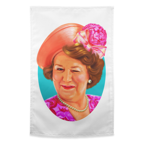 THE LADY OF THE HOUSE - funny tea towel by Jock Mooney