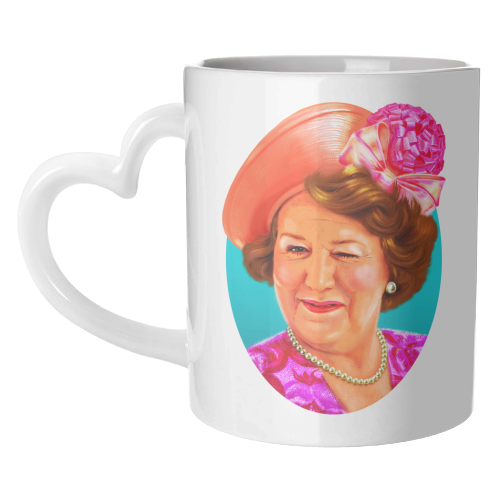 THE LADY OF THE HOUSE - unique mug by Jock Mooney