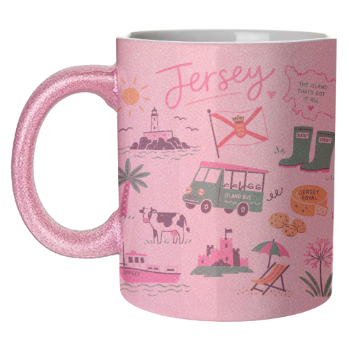 Jersey Doodles! - unique mug by The Yellow Box