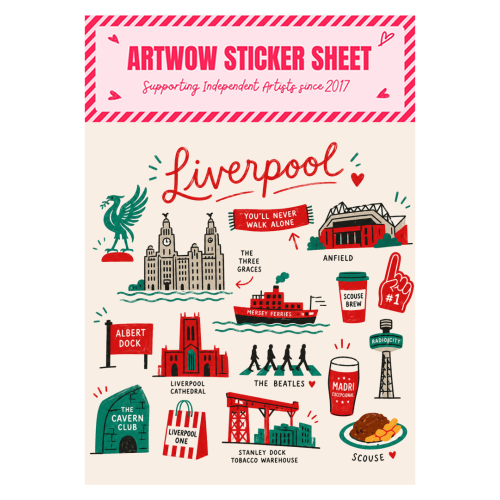 Mersey Pride!! - Sticker Sheet by The Yellow Box
