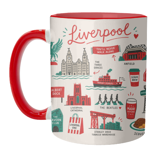 Mersey Pride!! - unique mug by The Yellow Box
