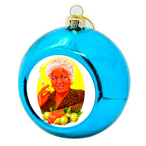 PRIDE OF WALFORD - colourful christmas bauble by Jock Mooney