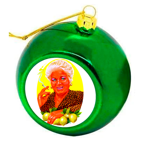 PRIDE OF WALFORD - colourful christmas bauble by Jock Mooney